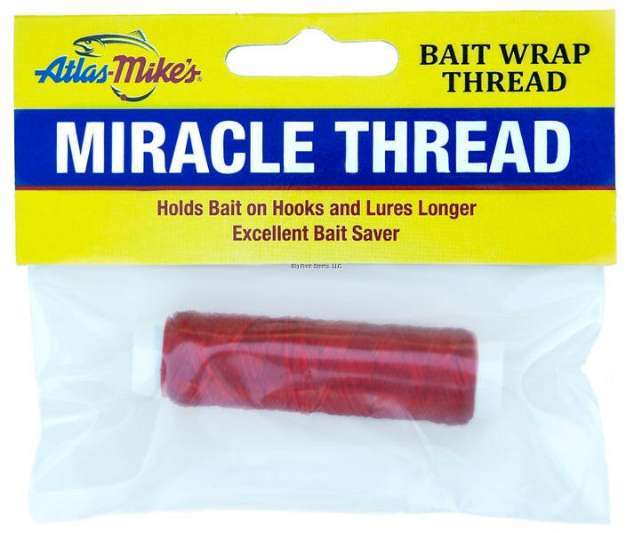 Atlas-Mike's Miracle Thread Bait Wrap Thread Red on a white background
