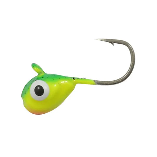 Tungsten Fishing lure Tiger Beetle with a hook on a white background