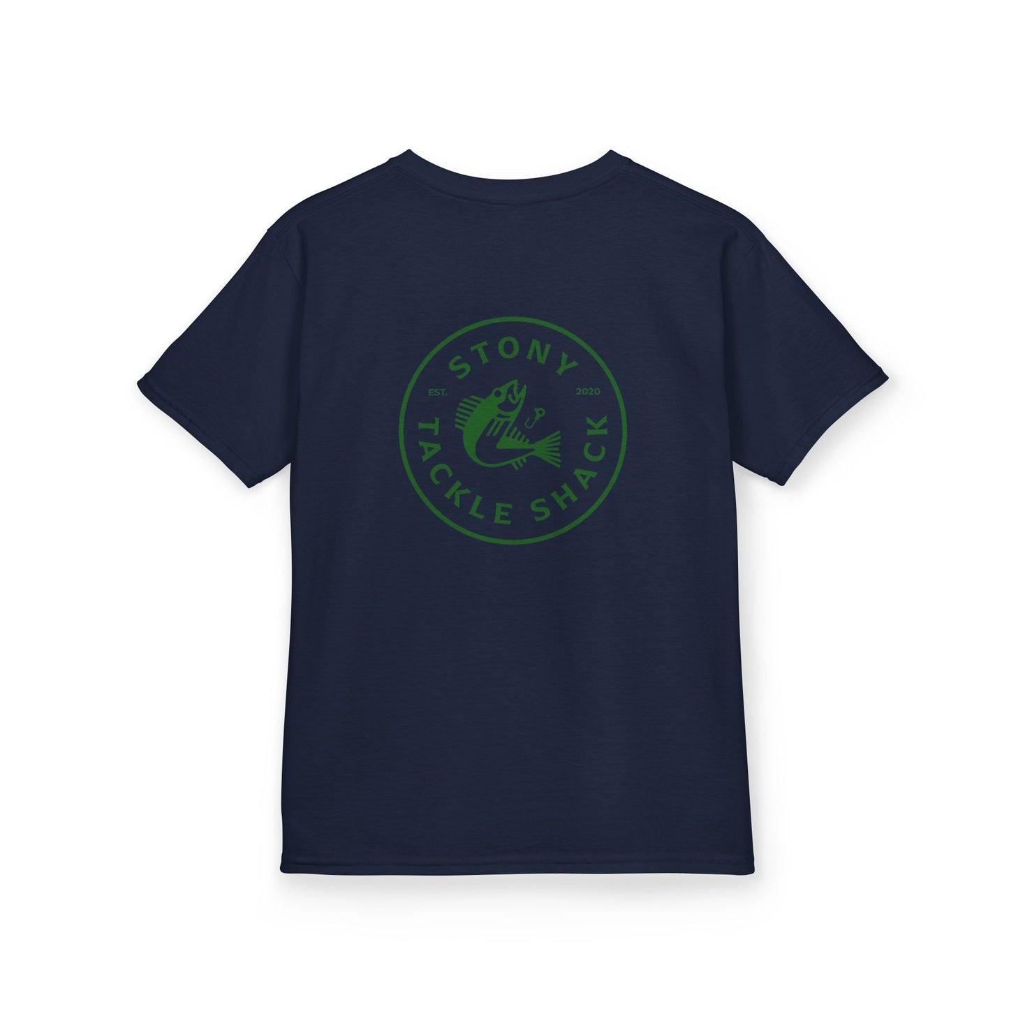 Stony Tackle Shack Kids Logo Tee, Outdoor Adventure Shirt, Summer Activity Top, Birthday Gift for Boys, Fishing Theme Apparel