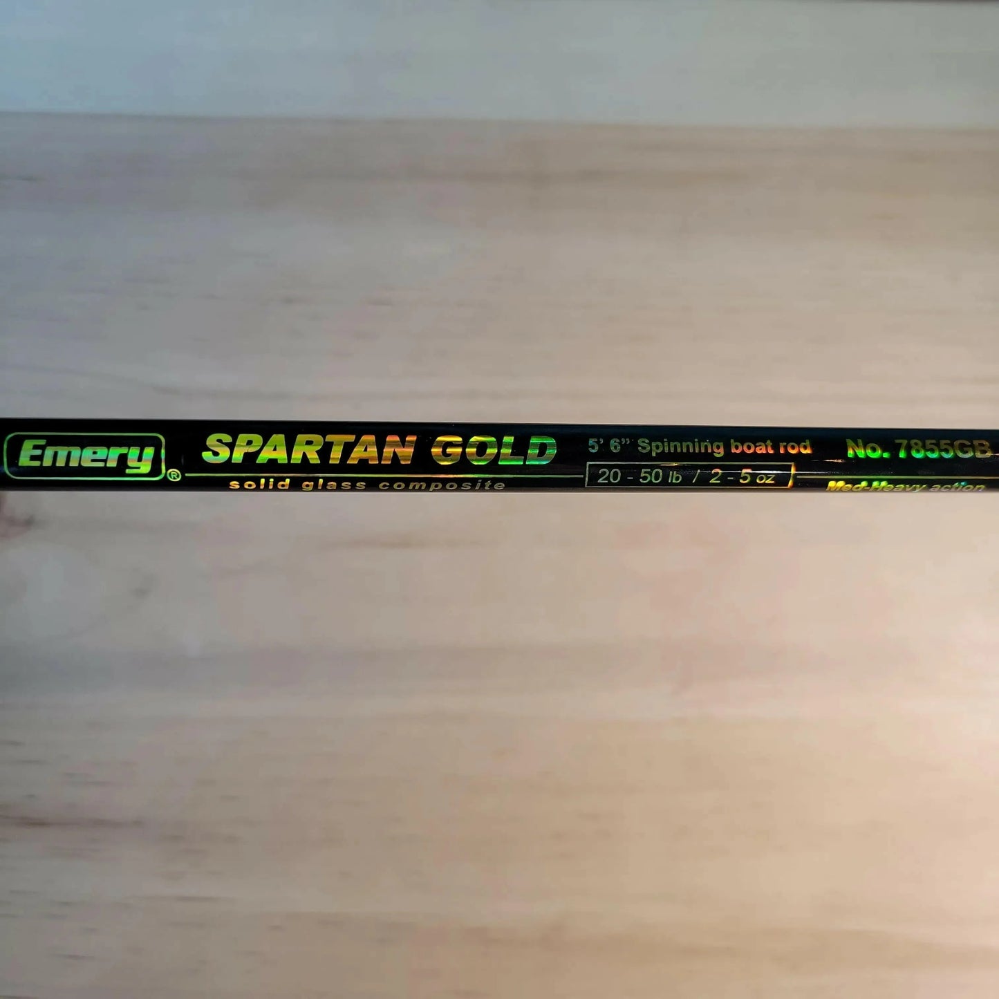 Emery Spartan Gold 5'6" Spinning Boat Rod/Reel