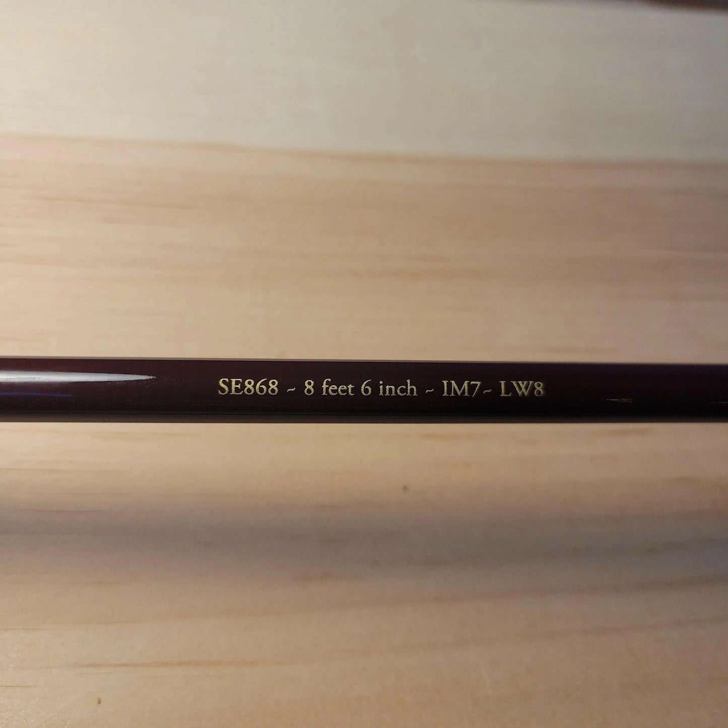 Streamside Elite Fly Rod 2pc LW8 8'6" w/Case.