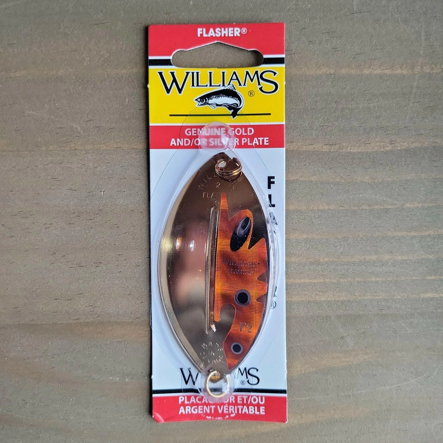 Williams 1/2oz Flasher Gold/Orange 3-3/8"