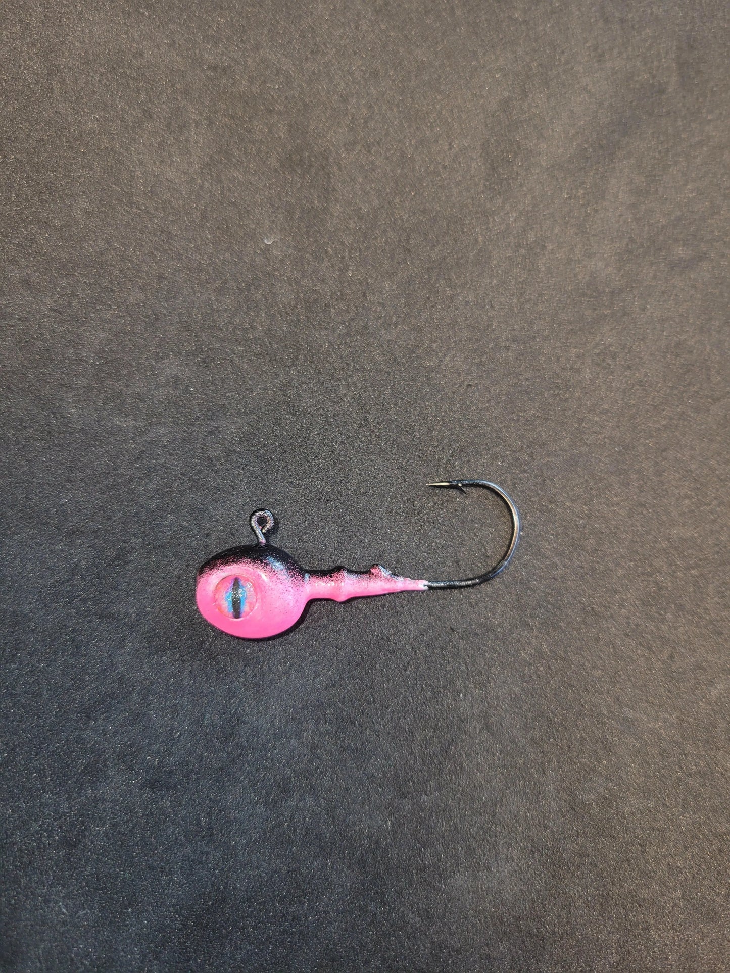 Big Sky 3/8oz Snake Eye Jigs - Black Top/Pink Bottom