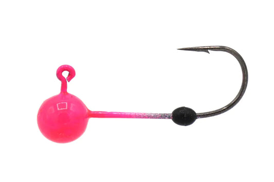 Euro-Tackle Tungsten Finesse Jig Heads 3/pk 1/16oz Pink