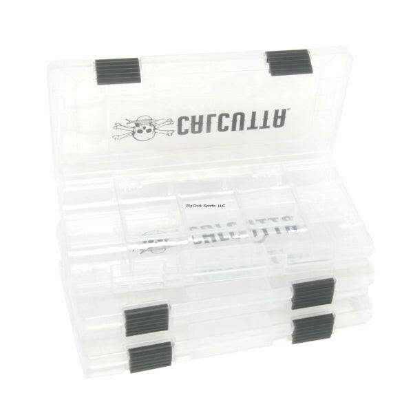 Calcutta 3500 Size Tackle Trays, Clear, 2-Latch