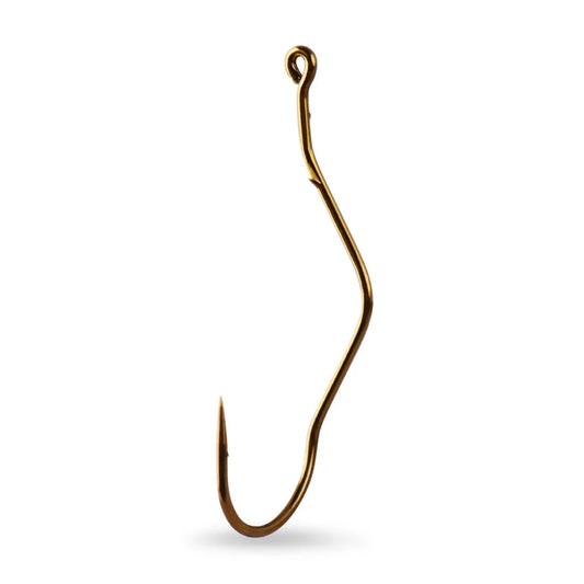 Mustad Ultrapoint Slow Death Aberdeen Hooks 10/pk brass