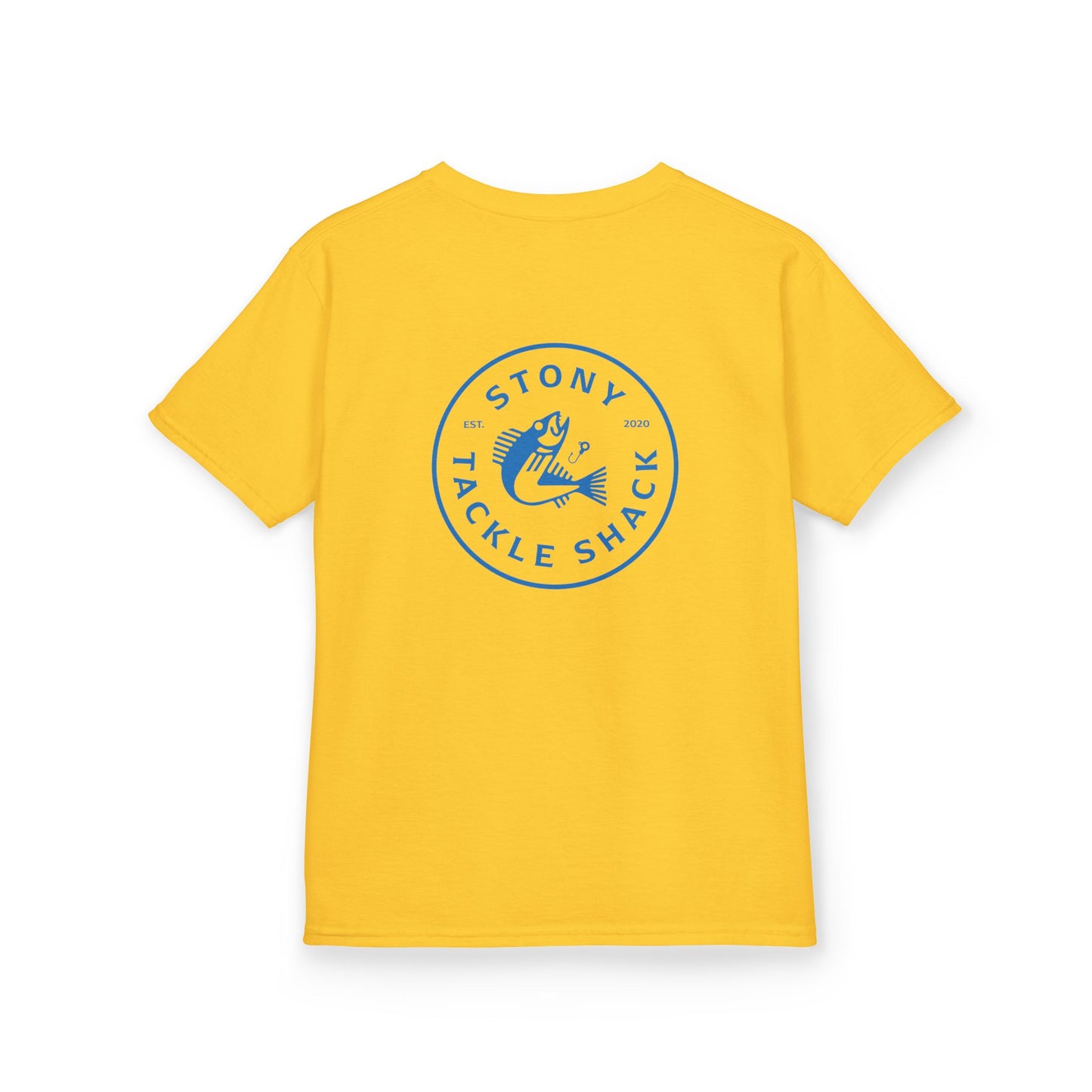 Stony Tackle Shack Kids Logo Tee, Outdoor Adventure Shirt, Summer Activity Top, Birthday Gift for Boys, Fishing Theme Apparel