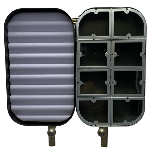 Aluminum Flyboxes with Clips, Windows and Foam