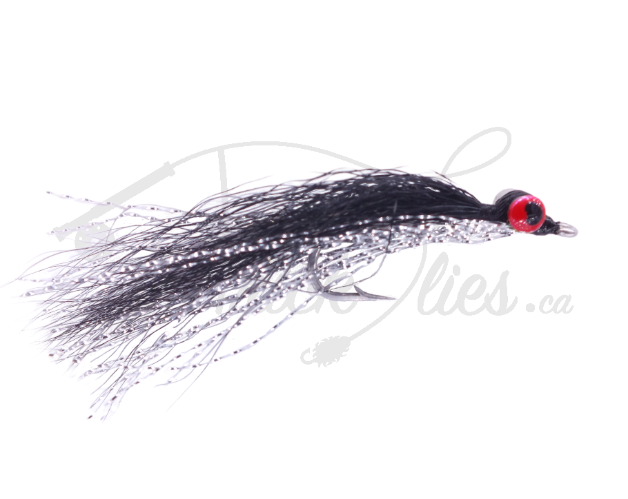 Clouser Minnow Black/Silver