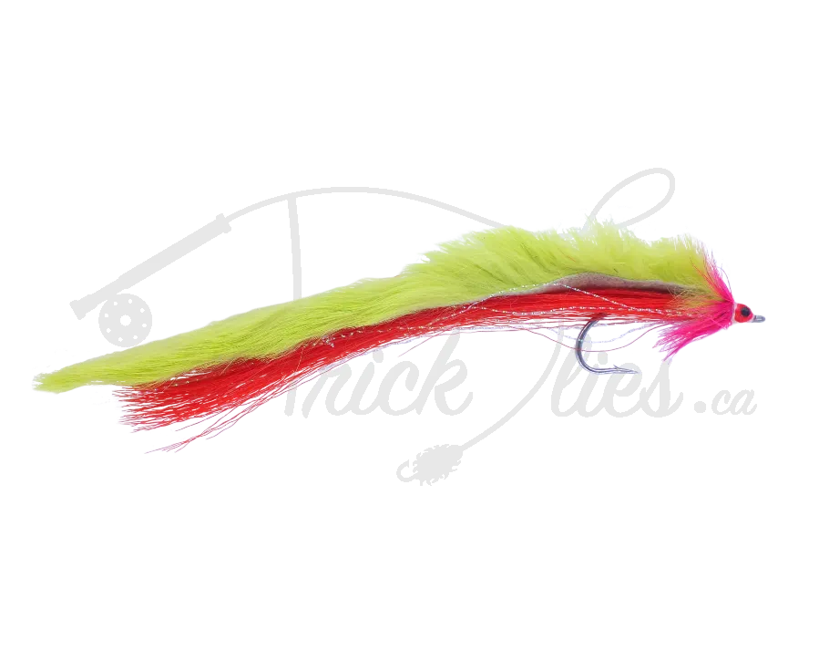 Pike Bunny Chartreuse With Weed Guard