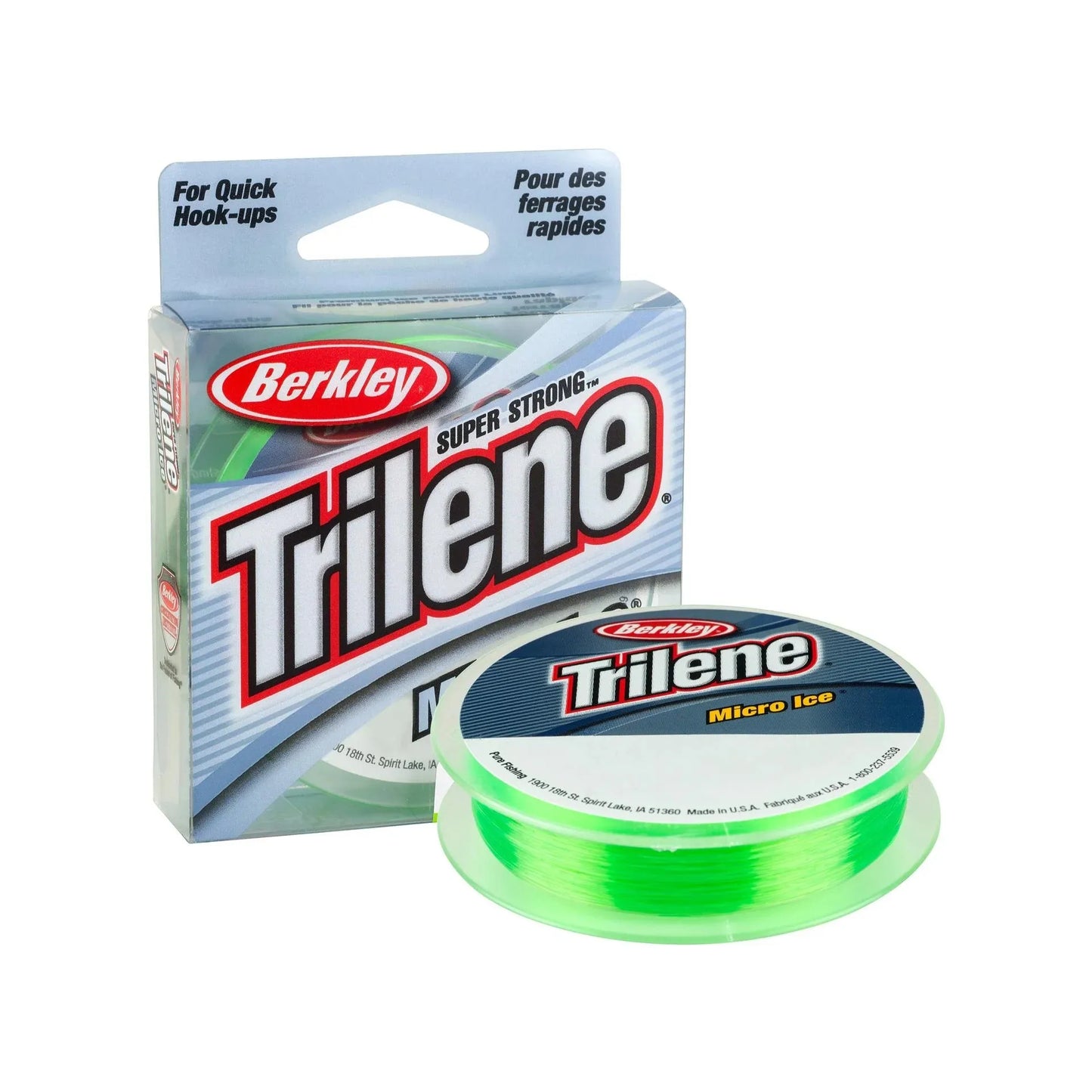 Berkley Trilene Micro Ice Monofilament Line Green