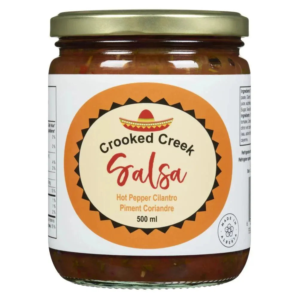Crooked Creek Hot Pepper Cilantro Salsa