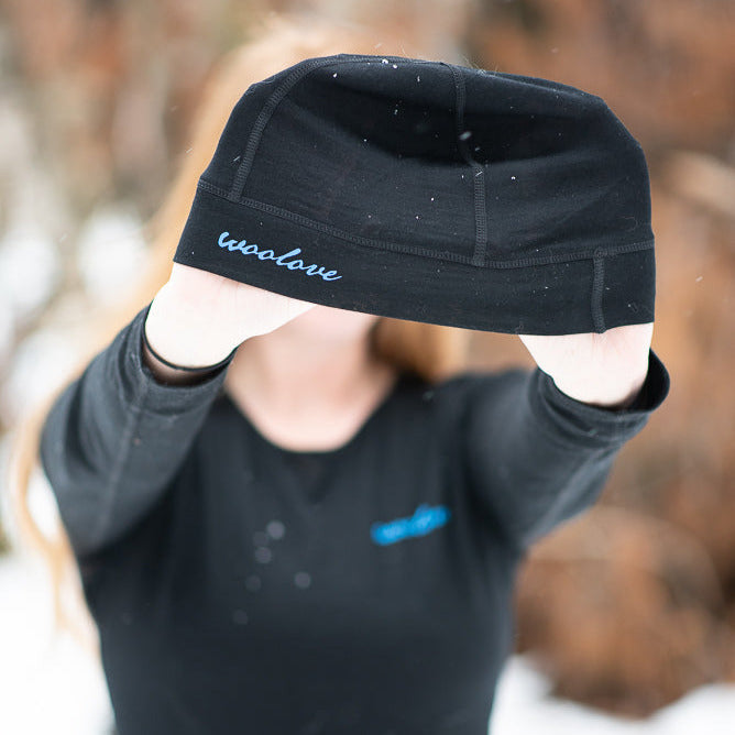 Unisex 100% Merino Wool Sport Beanie