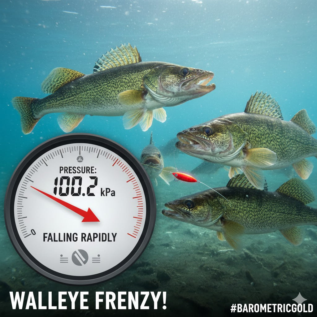Under Pressure: How Barometric Pressure Affects Fishing in Canada (kPa Guide for Walleye, Pike & Trout)