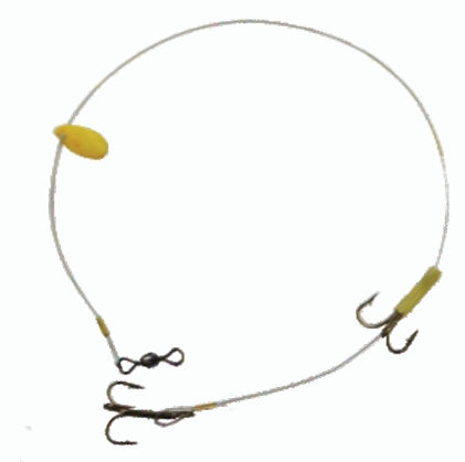 HT Quick Strike Rig w/Dual Treble Hooks 1/pk