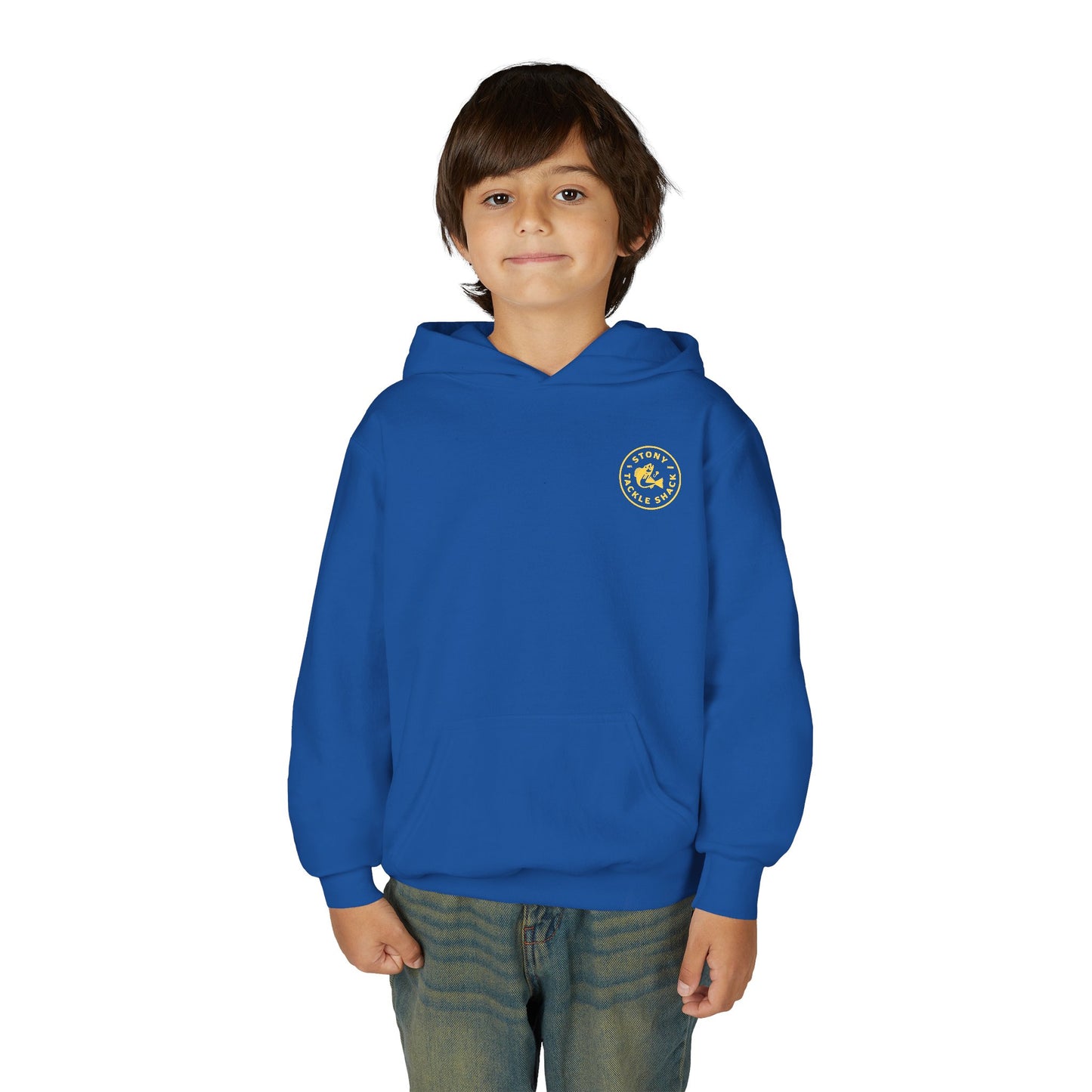 Stony Tackle Shack Youth Hoodie - Cozy Fishing Sweatshirt for Young Anglers, Perfect for Fall, Gift Idea, Casual Wear, Outdoor Adventures