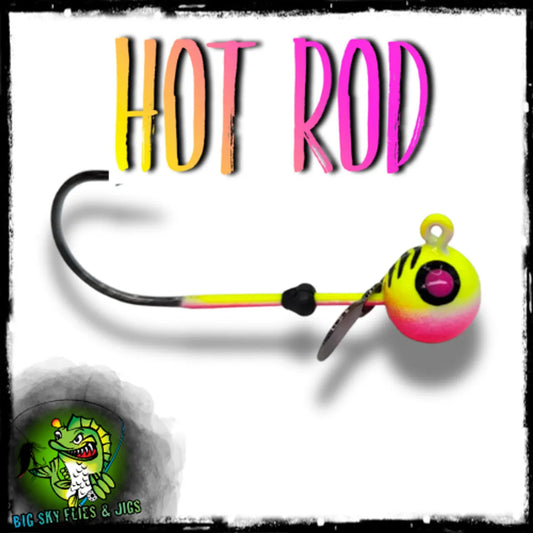 Big Sky 1/4oz Tungsten Chopper Jigs Hot Rod
