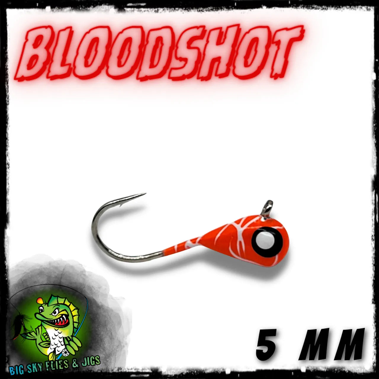 Big Sky 5mm (1/16oz) Tungsten Jigs 2pk Bloodshot