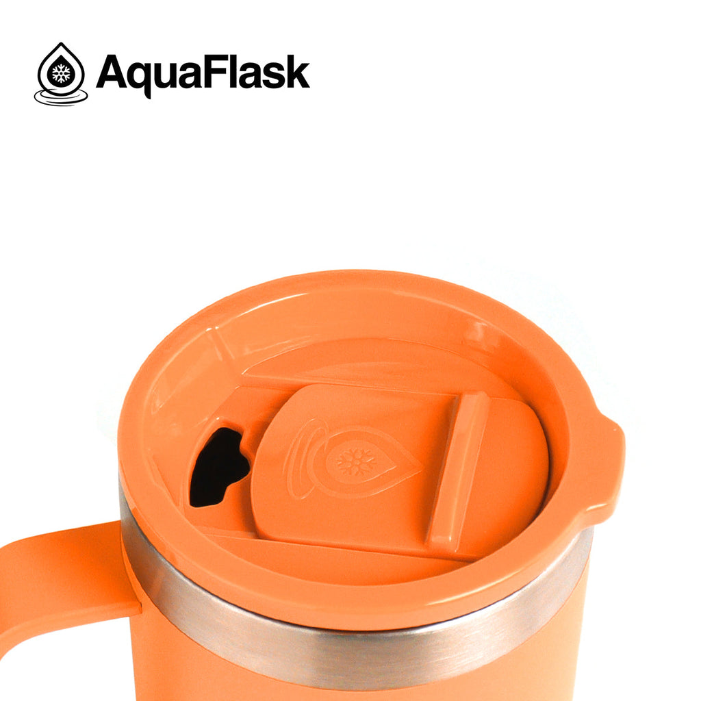 Aquaflask Thermal Insulated Lidded Mug With Handle 415ml (14 oz)
