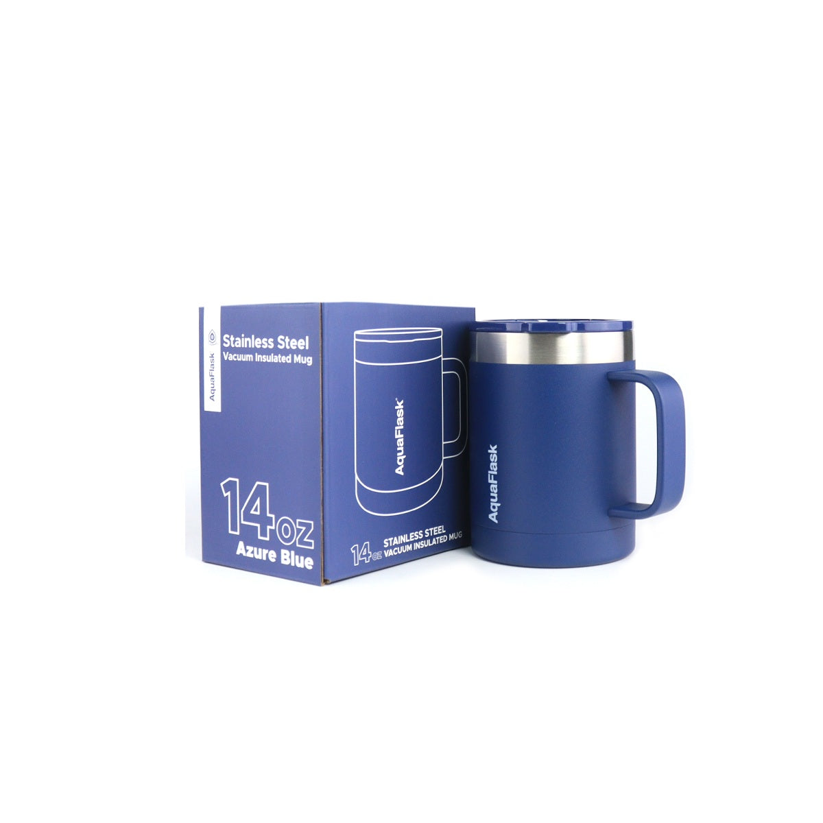 Aquaflask Thermal Insulated Lidded Mug With Handle 415ml (14 oz)