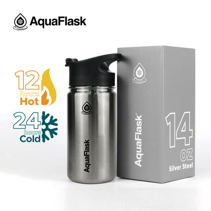 AquaFlask Original Vacuum Insulated Water Bottles 415ml (14oz)