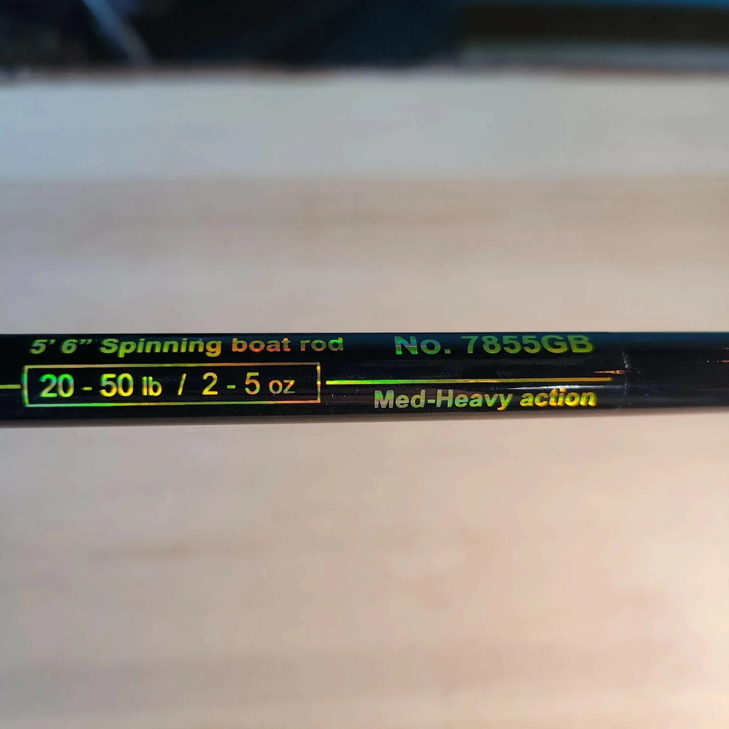 Emery Spartan Gold 5'6" Spinning Boat Rod/Reel Combo