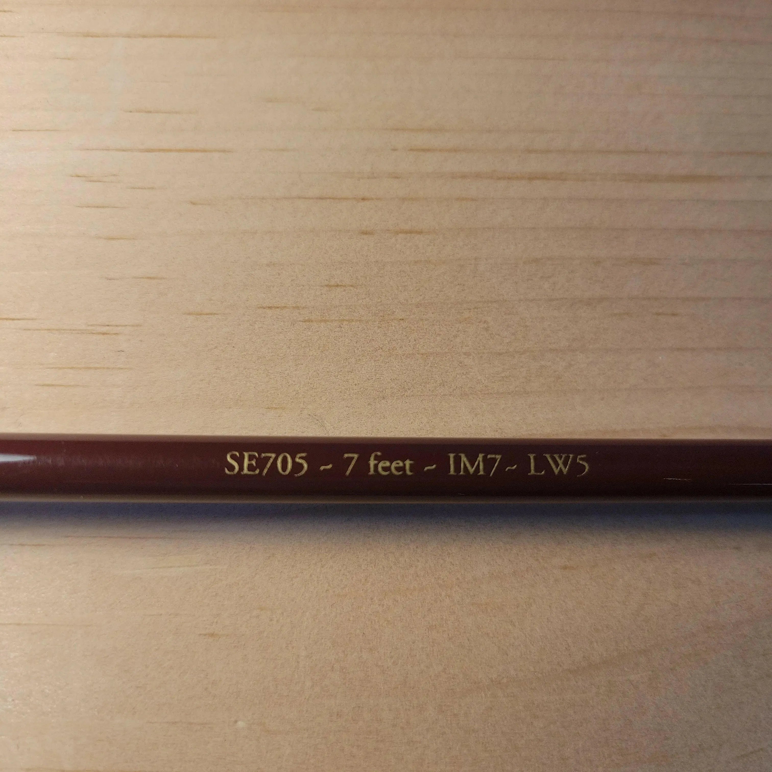 Streamside Elite Fly Rod 2pc LW5 7ft w/Case.