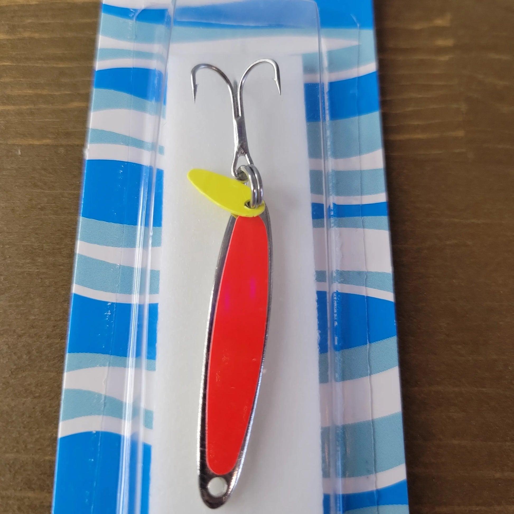 Swedish Pimple #4 Jigging Lure 1/4oz Fluorescent Orange
