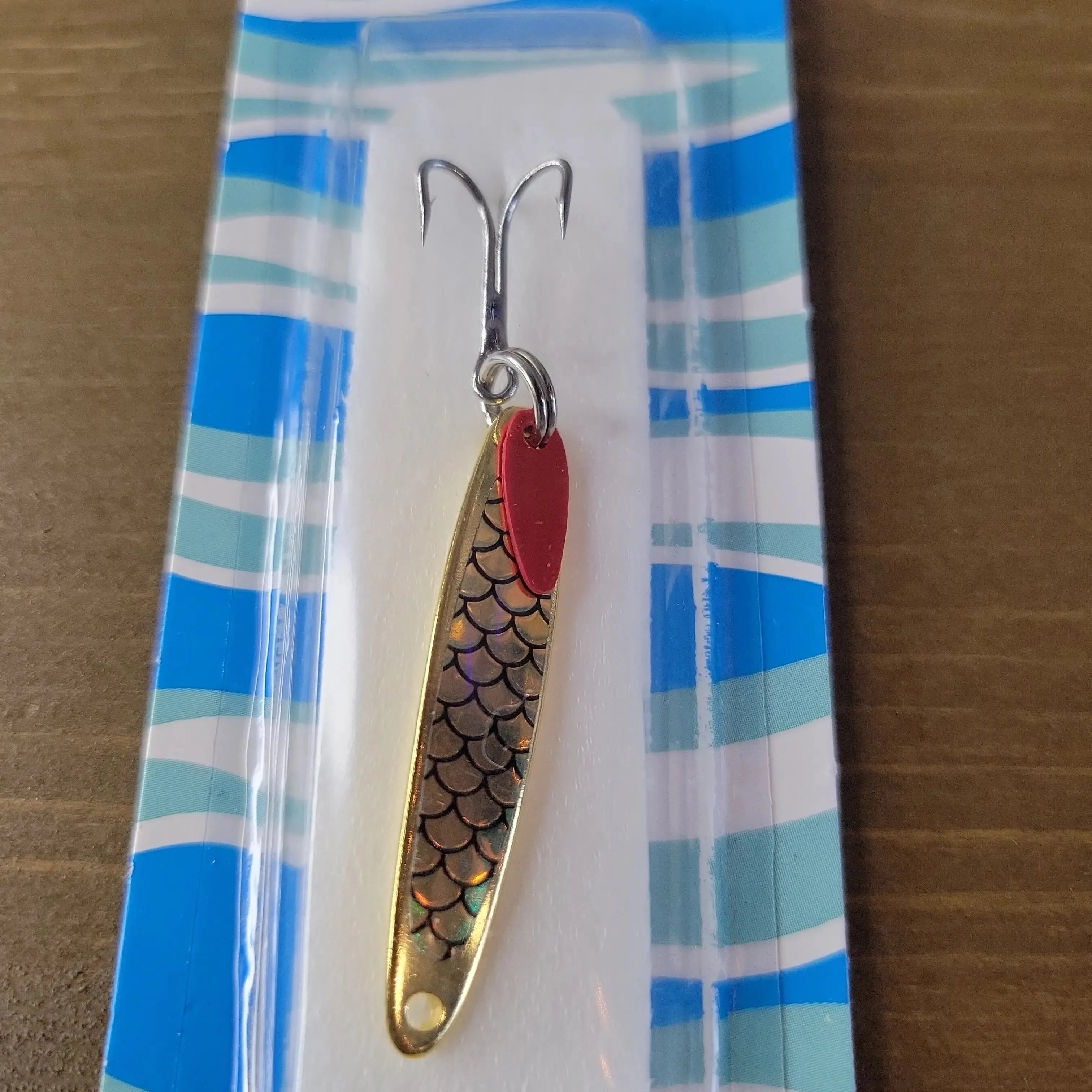 Swedish Pimple #4 Jigging Lure 1/4oz Gold Scale