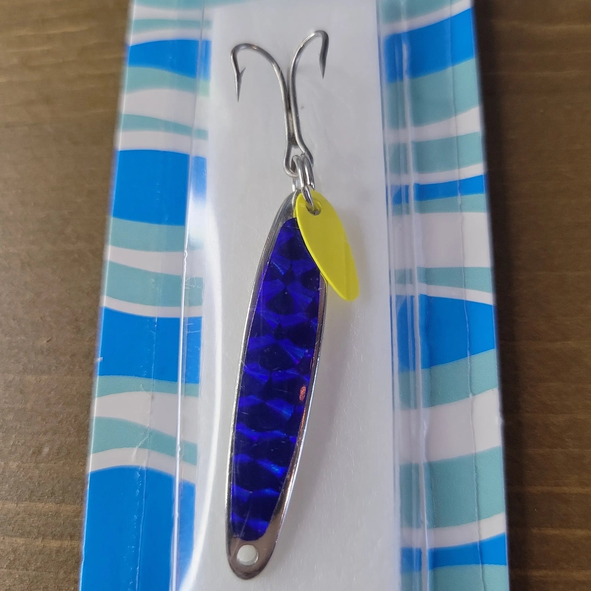 Swedish Pimple #4 Jigging Lure 1/4oz Prism Blue