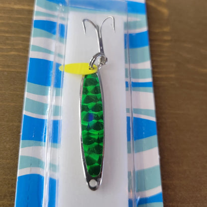Swedish Pimple #4 Jigging Lure 1/4oz Prism Green