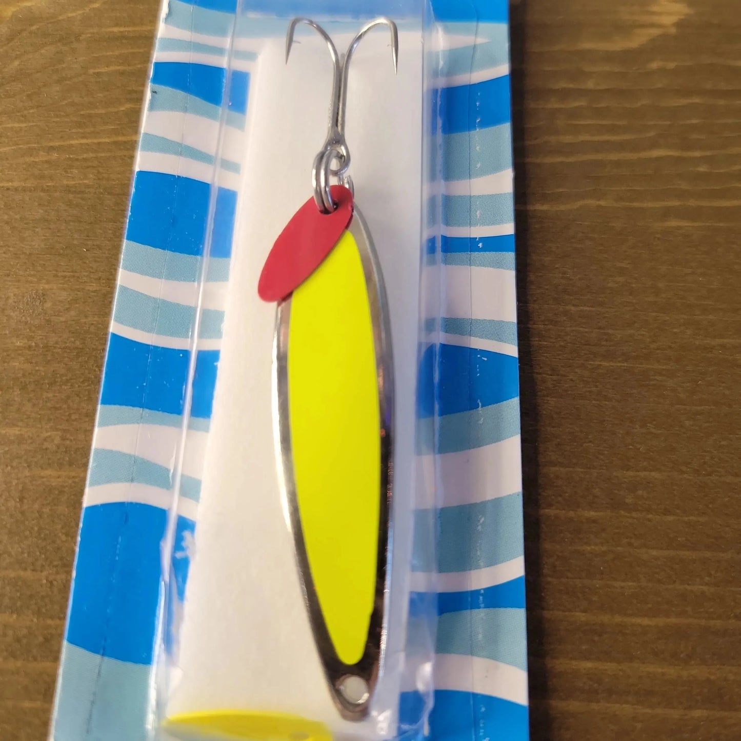 Swedish Pimple #6 Jigging Lure 1/2oz Fluorescent Yellow