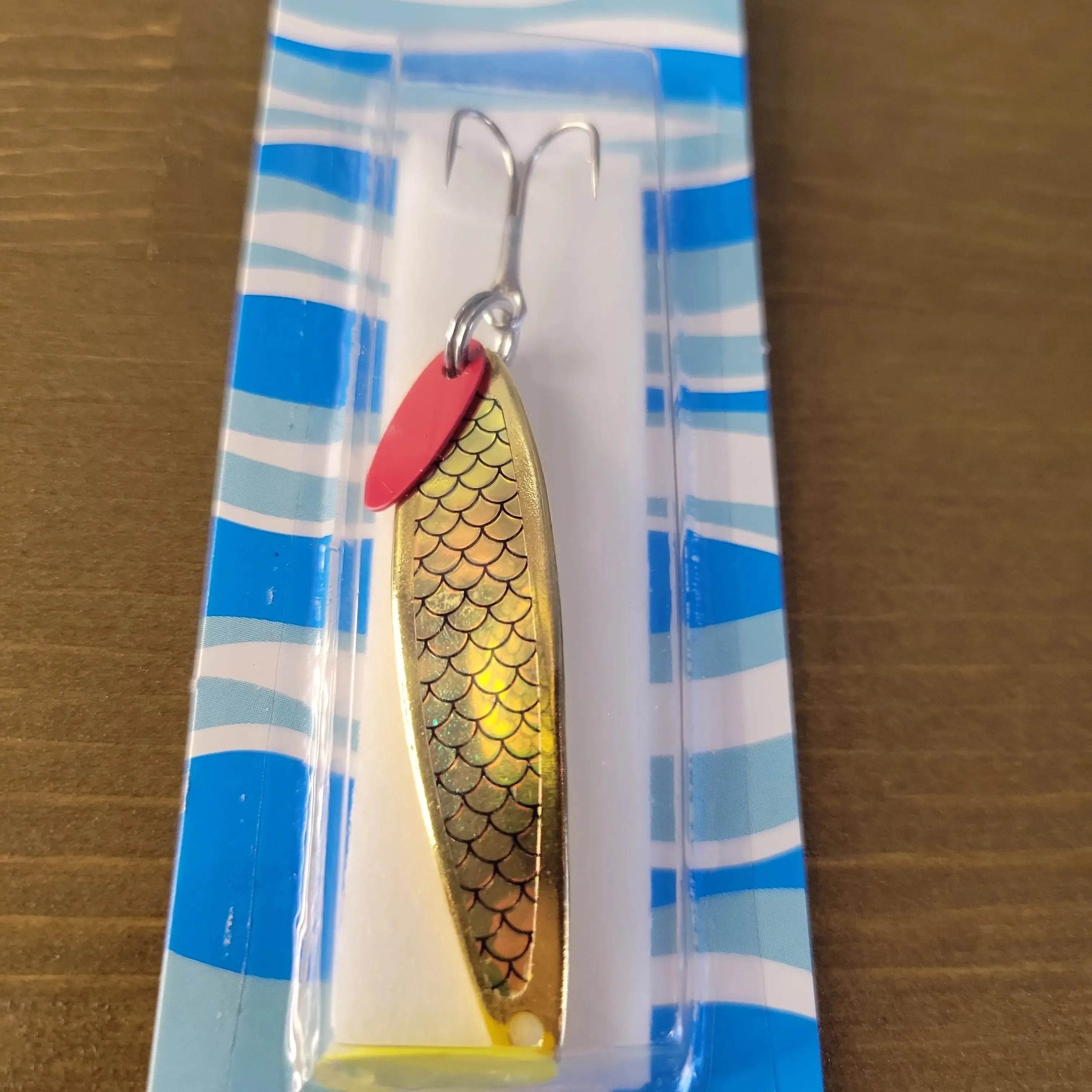 Swedish Pimple #6 Jigging Lure 1/2oz Gold Scale