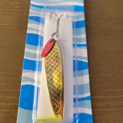 Swedish Pimple #6 Jigging Lure 1/2oz Gold Scale
