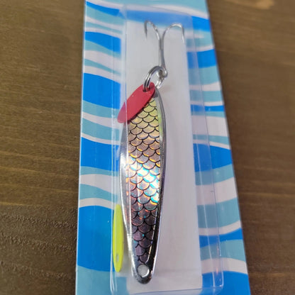 Swedish Pimple #6 Jigging Lure 1/2oz Nickel Scale