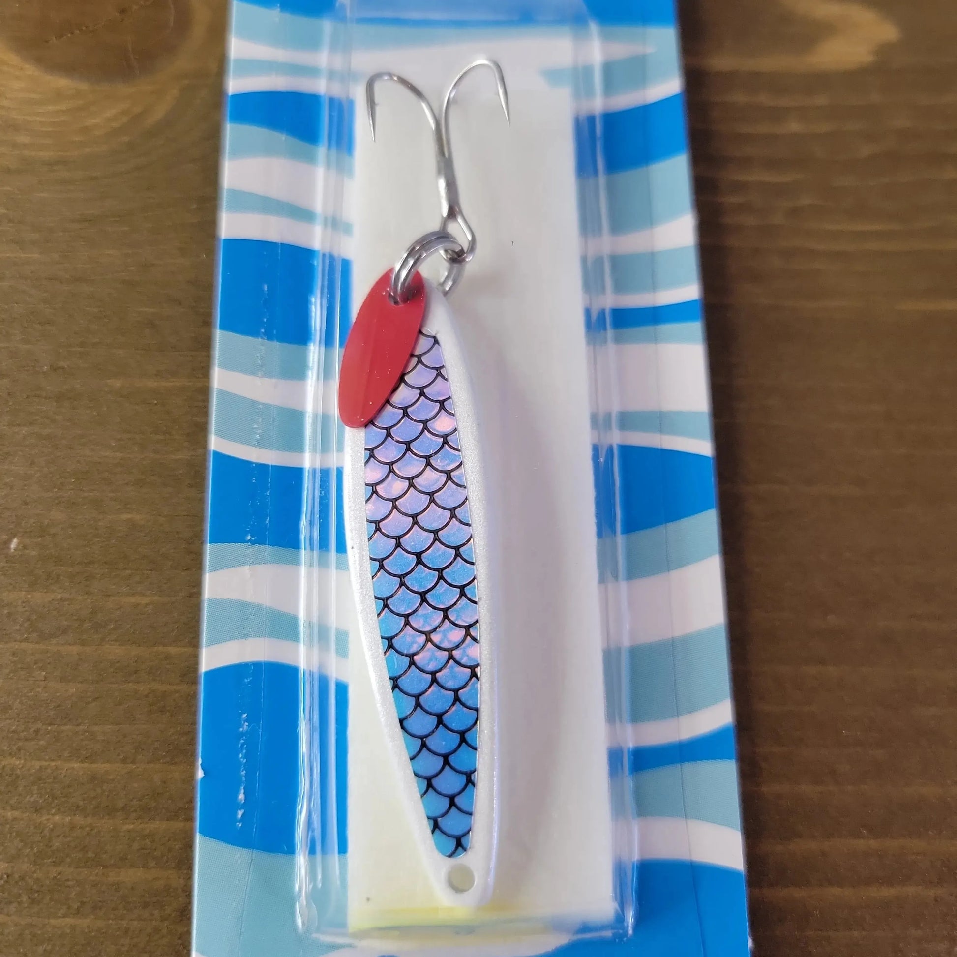 Swedish Pimple #6 Jigging Lure 1/2oz White Scale