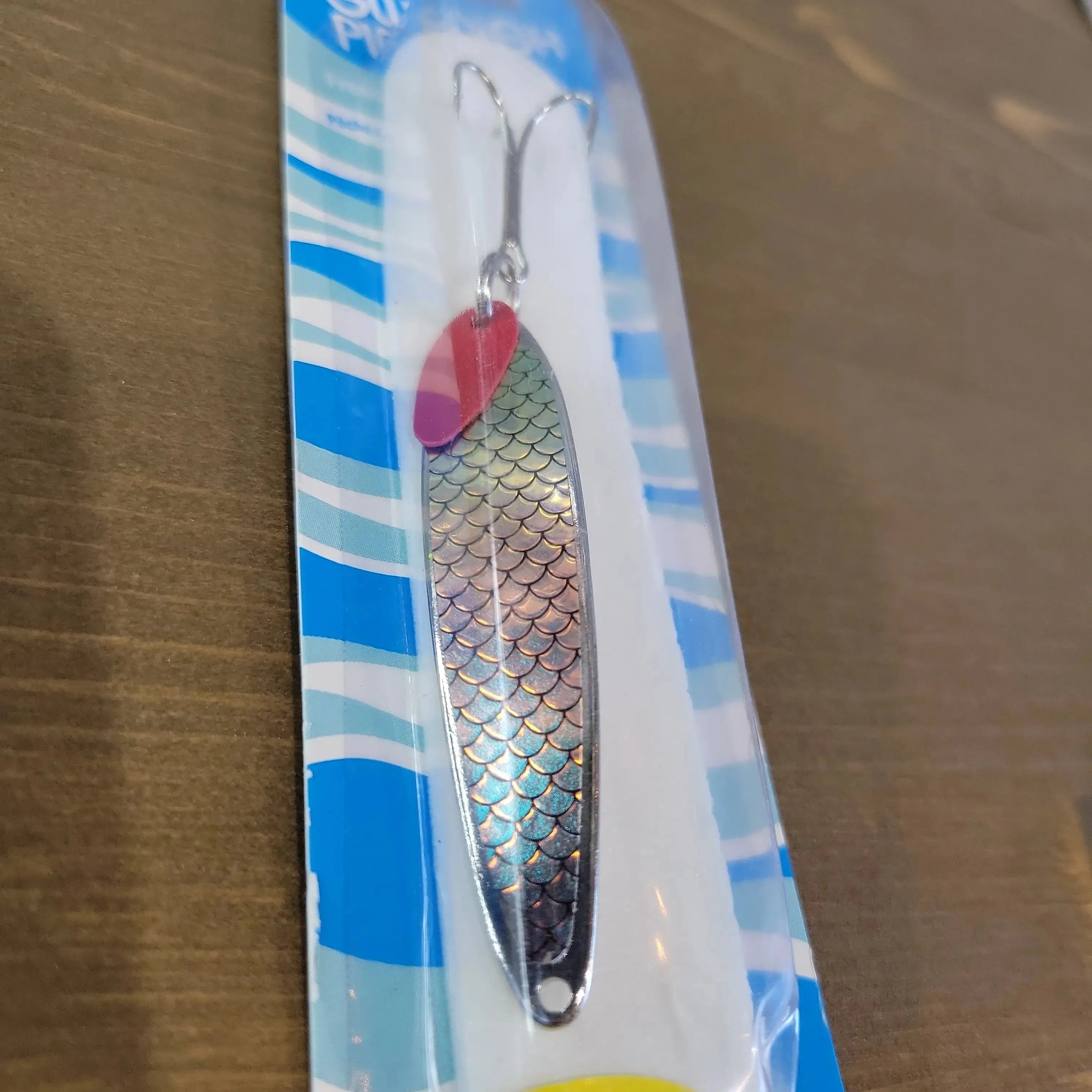 Swedish Pimple #7 Jigging Lure 3/4oz Nickel Scale