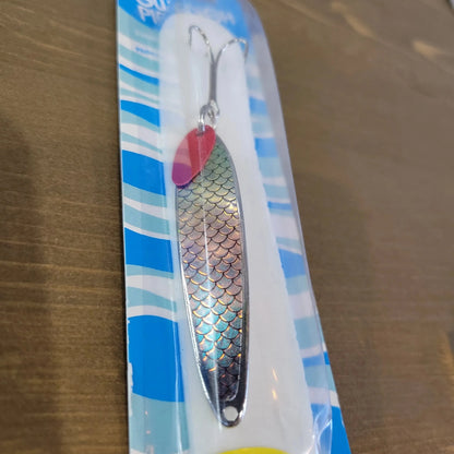 Swedish Pimple #7 Jigging Lure 3/4oz Nickel Scale