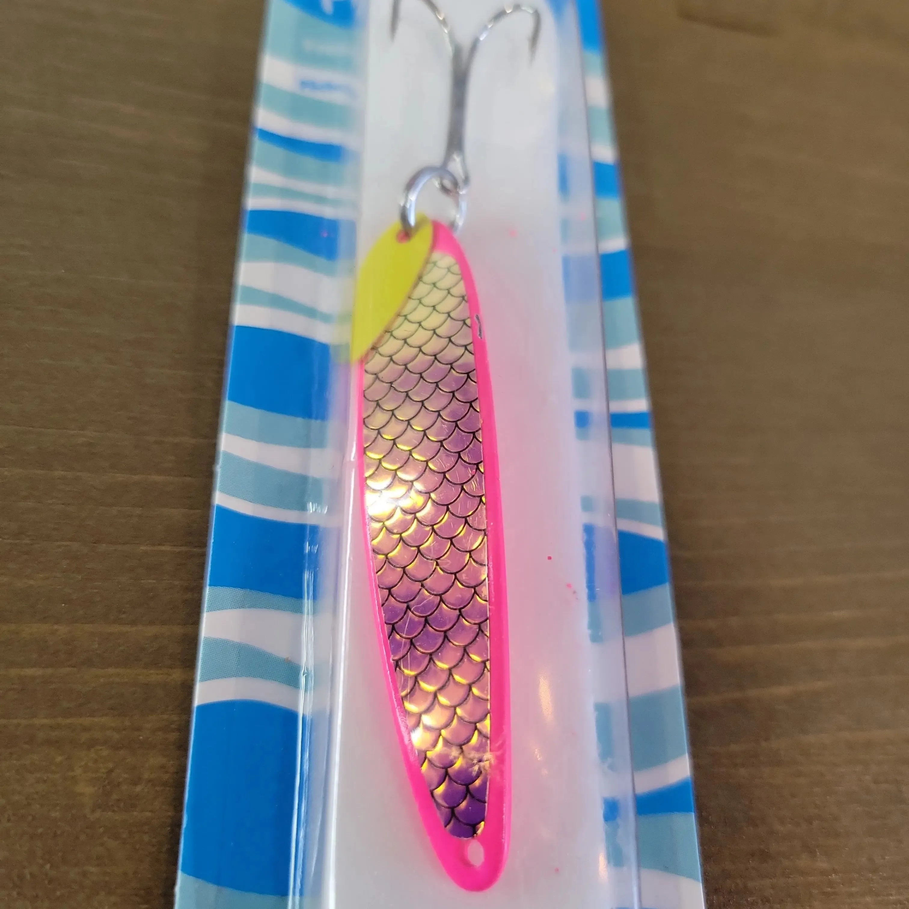 Swedish Pimple #7 Jigging Lure 3/4oz Pink Scale