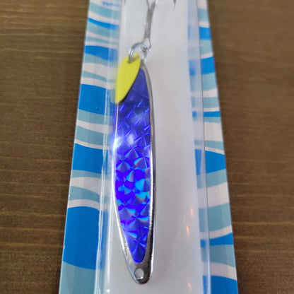 Swedish Pimple #7 Jigging Lure 3/4oz Prism Blue