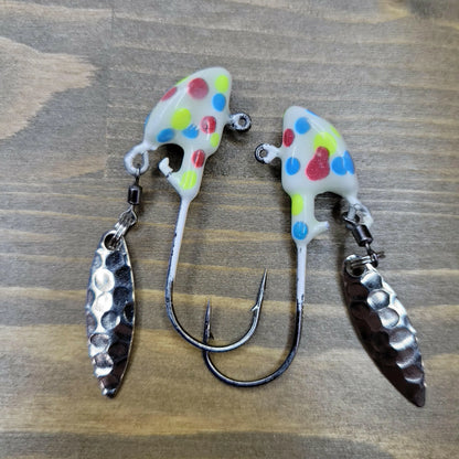 Big Sky WonderBread Erie Flasher Jig 1/4oz 2/pack