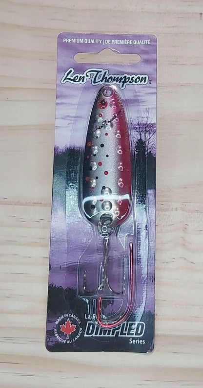 Len Thompson Dimpled Series Spoons #11 Raspberry Granite 1/2oz