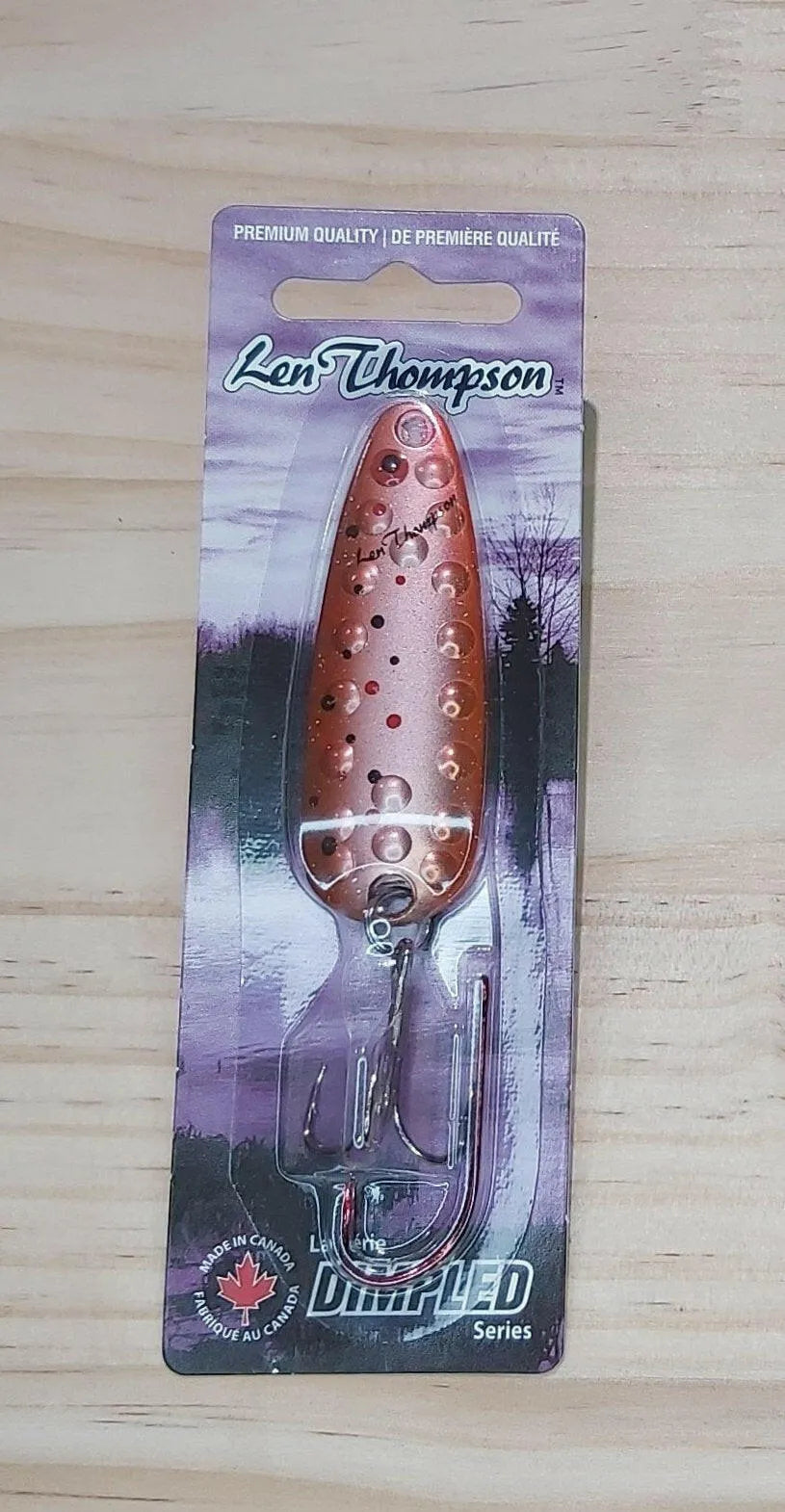 Len Thompson Dimpled Series Spoons #11 & #13 Brown Trout 1/2 & 5/8oz