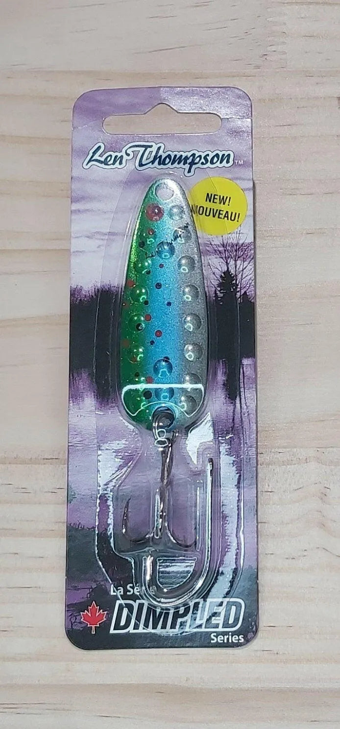 Len Thompson Dimpled Series Spoons #11 & #13 Holy Mackerel 1/2 & 5/8oz