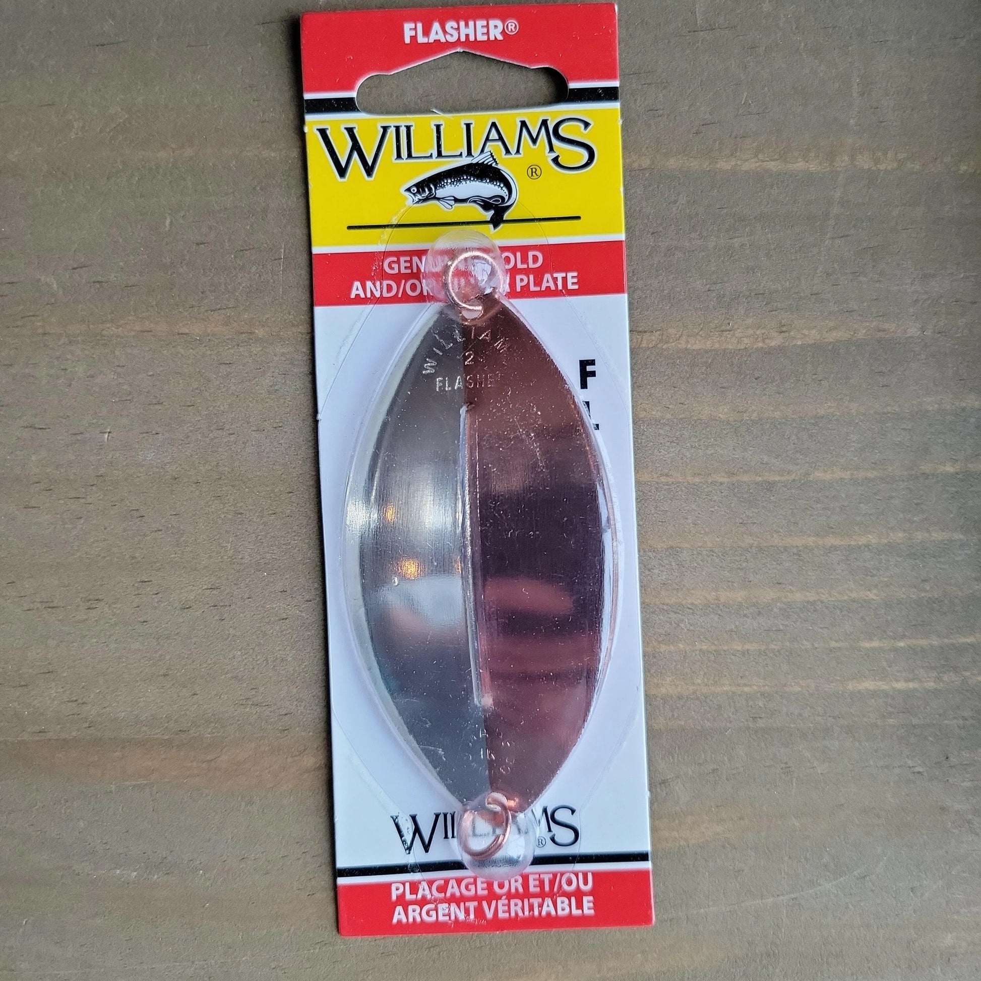 Williams 1/2oz Flasher Silver/Copper 3-3/8"