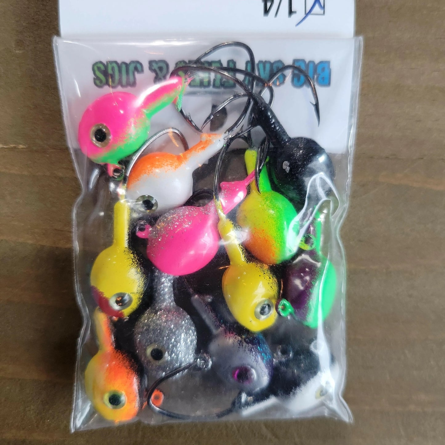 Big Sky Walleye Jigs Set 10pc Assorted Colors