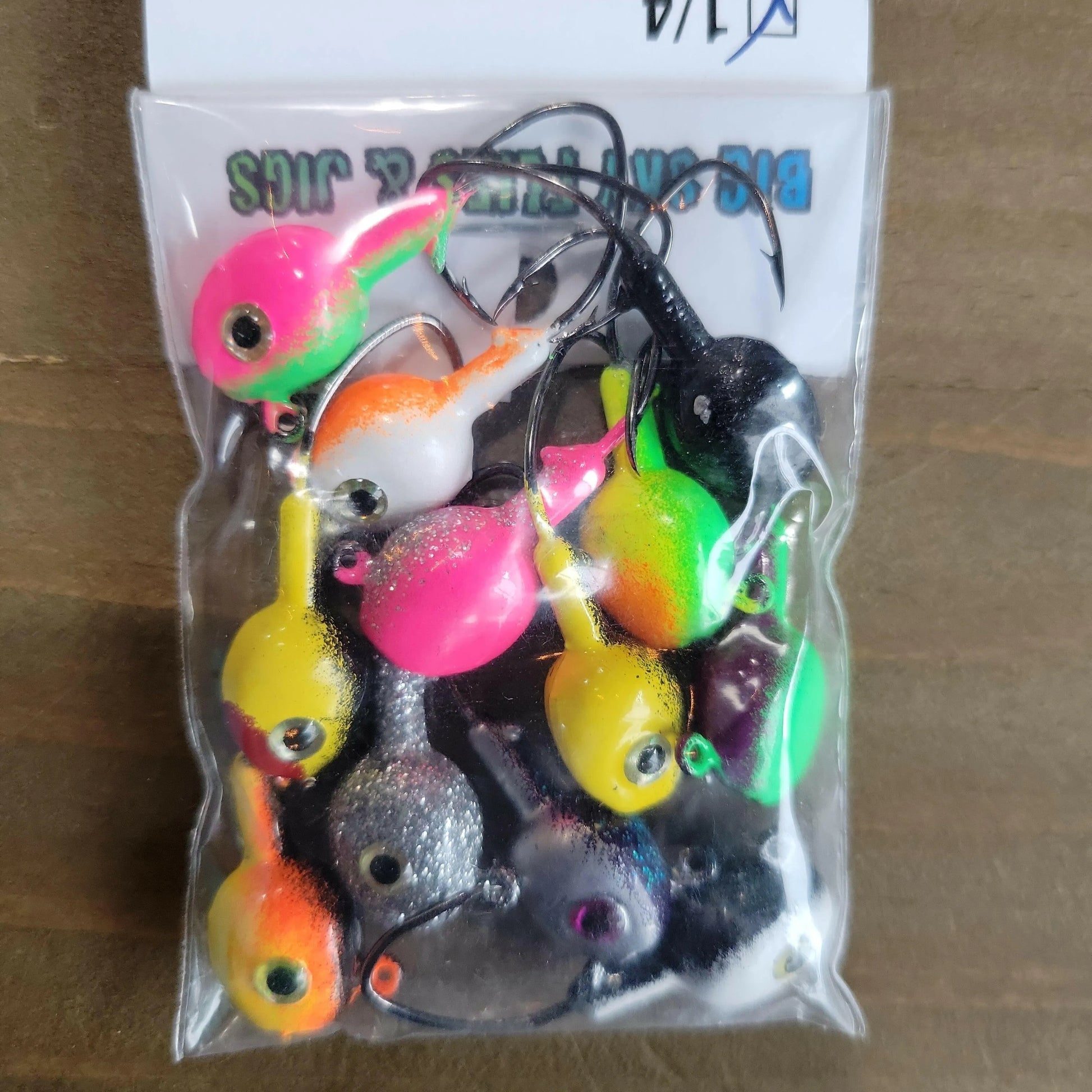 Big Sky Walleye Jigs Set 10pc Assorted Colors