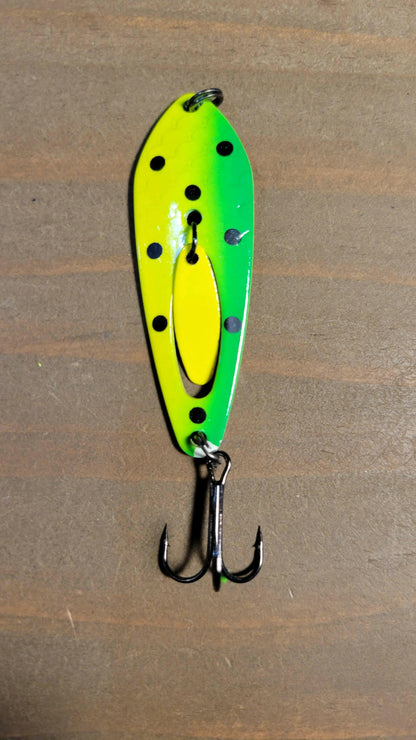 COMPAC Clacker Spoons 1/16oz Spotted Lime