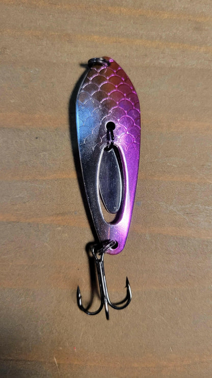 COMPAC Clacker Spoons 3/16oz Chrome & Purple