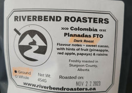 Riverbend Roasters Coffee Costa Rica Rio Negro Dark Roast Pre-Ground